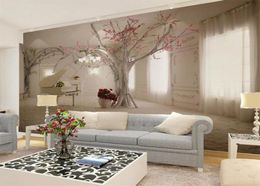 Piano Wallpaper Mural Mural Mural non tissé 3d Room Wallpaper 3D Romantic Dream Piano TV Part Wall Tree Po Wallpaper For Walls 3D2556271072