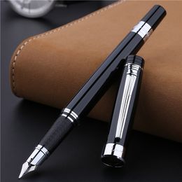 Picasso 5505 Pimio Fountain Pen Gold Clip Silver Student Teacher Business Roman Style Gift Box Packaging voor kiezen 220809