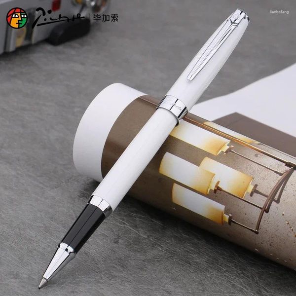 PICASSO PIMIO 717 ROLERBALL PEN MULTIQUEUR MULTIONNEL CLATIONNEL CLIP d'argent Luxury Canetas Sationy High Quality sans boîte