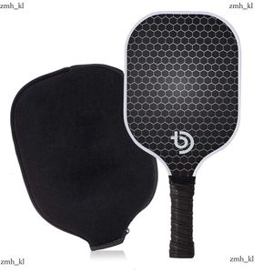 Pagaies de pickleball surface en fibre de carbone usapa approuvé la raquette de paddle raquette en nid d'abeillet cadeau de cadeau intérieur extérieur 406