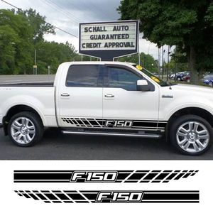 Pickup Door Side Decal pour Ford F150 Raptor Truck Graphics Corps Long Stripes Decor Stickers Vinyl Sticker Cover Auto Accessoires