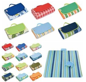 Picnic Almohadillas para acampar Estera de playa plegable portátil Esteras para dormir de tela Oxford Almohadilla para exteriores 21 colores 145 * 180 cm YL597