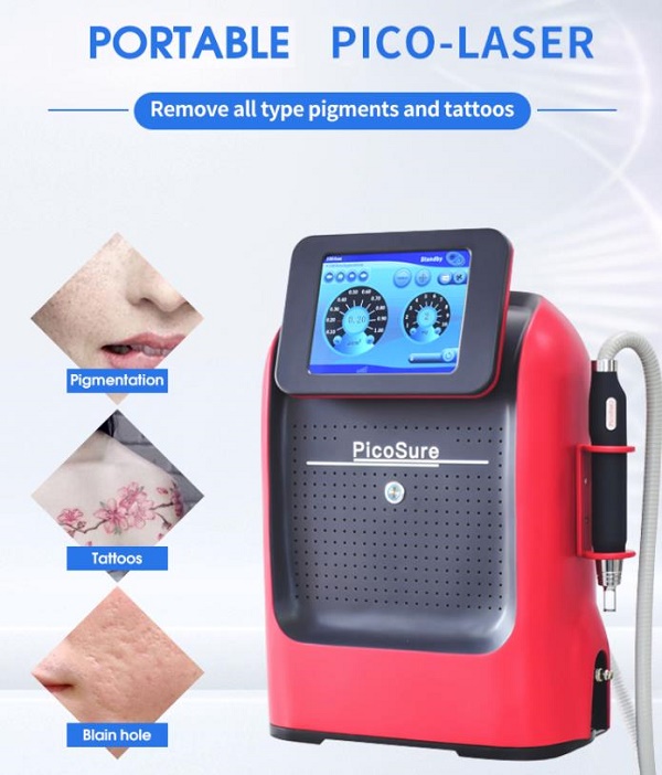 pico laser ND Yag laser 532nm 1064nm 755nm 1320nm Q-switched picosecond Pico sure All Colors Tattoo Removal Laser machine