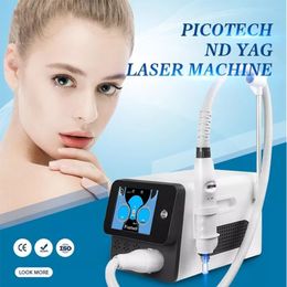 Pico Laser Picoseconde Machine Professionnel Acné Spot Pigmentation Détatouage Nd Yag Black Doll Traitement CE Approuvé Machine De Traitement De L'acné Traitement De L'acné