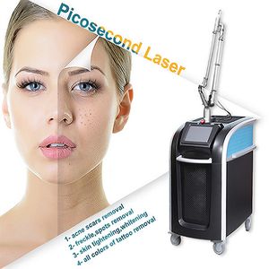 Pico Laser Q -schakelaar ND YAG LASERS Tattoo verwijdering Donkere huidvlekken Picoseconde honingraat Lazer 755 Speckle Verwijderen Machine