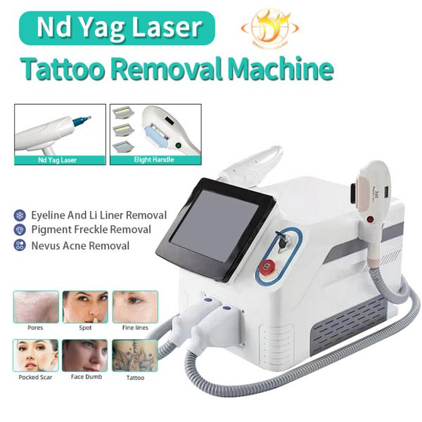 Pico Laser Tattoo Removal Machine 808 Diode Laser Hair Remover Picosecond Q Switch Nd Yag Remove Age Spot Birthmark Eyeline Pigment194