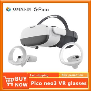 Pico Neo 3 Lunettes VR tout-en-un Jeu de réalité virtuelle Affichage 4K Casque VR sans fil 128G 256G Pico neo3 En stock 2022-2