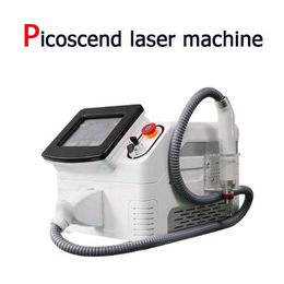 Máquina de eliminación de pigmentación láser para eliminación de tatuajes con punto láser de segundo pico 5 sondas para el rejuvenecimiento de la piel