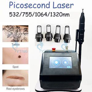 Pico Second ND YAG Laser Machine Tatouage Retrait des sourcils Spots Traitement Holly Carbon Péléling