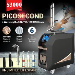 Picosecond 755nm laser tattoo verwijderingsmachine