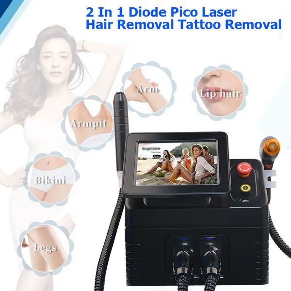 Picoseconde Laser 808nm Diode Laser Épilation Machine Alexandrite Point de Congélation Indolore 20millions COUPS