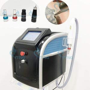 Laser picoseconde pour l'élimination des taches de vieillesse de salon Enlèvement de tatouage de tache pigmentaire Machine de beauté faciale Nd Yag Équipement de traitement de poupée noire