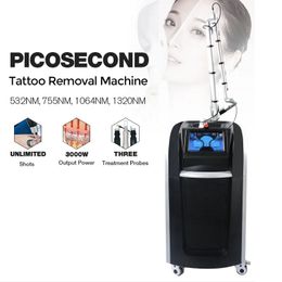 Picosecond Laser Korea 1064 532 Q -schakelaar ND YAG LASER PICO Tweede 3000W Tattoo Removal Machine