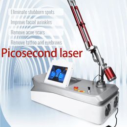 Máquina láser de picosegundos para tratamiento de pigmentación de la piel, tatuaje láser, eliminación de tatuajes de cejas, tratamiento de pecas