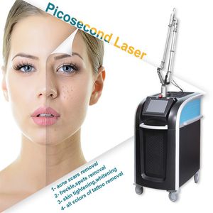 Machine laser picoseconde quatre bras articulé à 7 longueurs d'onde Traitement à 360 ° Détatouage Traiter les cicatrices d'acné Enlever les taches de rousseur Équipement de beauté