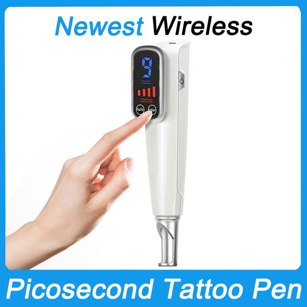 Stylo laser picoseconde thérapie par la lumière bleue et rouge, tatouage, cicatrice, grains de beauté, taches de rousseur, dissolvant de taches foncées, soins de la peau, machine de beauté, stylo laser plasma rechargeable