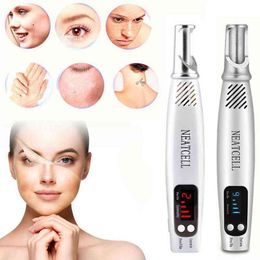 Stylo laser picoseconde portable thérapie par la lumière bleue rouge tatouage tache de rousseur taupe verrue dissolvant de taches sombres appareil professionnel machine 220507