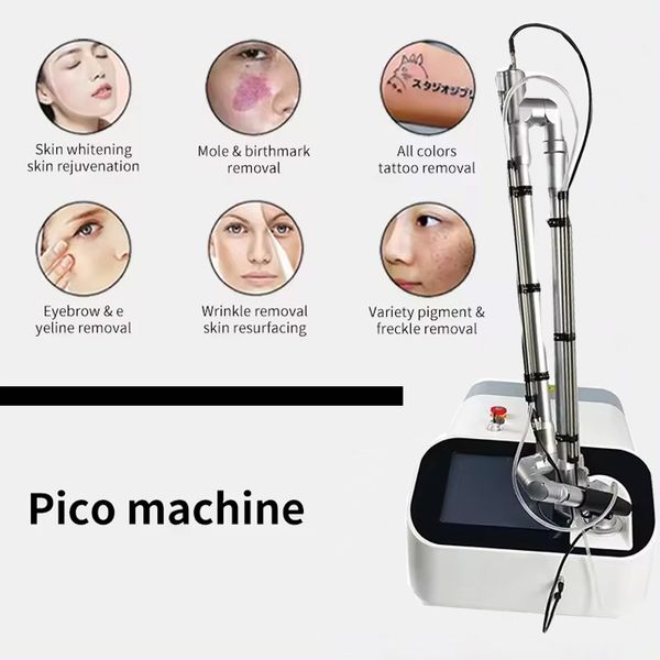 Laser picoseconde Machine Laser Pico élimination des tatouages des sourcils élimination des taches de vieillesse élimination des taches de naissance resurfaçage de la peau