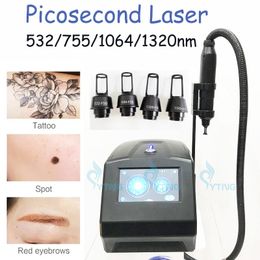 Picoseconde lasertattoo verwijderingsapparaat 532 755 1064 1320nm huidverzorging wenkbrauw
