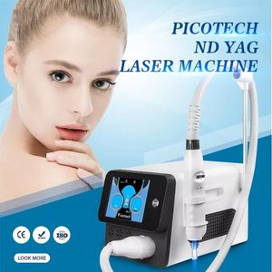 Picosecond Laser Tattoo Removal Machine Nd Yag Laser Ouderdomsvlekken Black Doll Behandeling Pigmentatie Verwijdering Acne Behandeling Huidverstrakking Face Lifting Machine