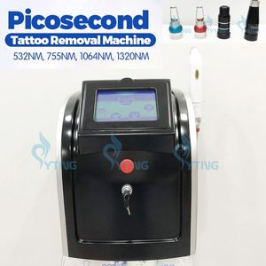 Élimination du tatouage laser Picoseconde Resserrer la peau Q Interrupteur ND YAG Machine pour l'équipement de beauté Spa Spa de la machine à cicatrice de pigment