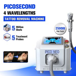 Pico Tattoo Repose Laser Machine PicoseCond Pigment Fearwing Shrink sondes Retrait de l'acné Traitement des soins de la peau Retaillage Resserrer la FDA