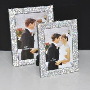 Afbeeldingframes 678inch Hoogte Crystal Po Styling Bling voor foto's Gepersonaliseerde Home Desk Decor Kid 230411