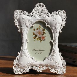 Fotoframes Po frame Cute Cupid Heart Ronde Baby Child Mini Creative Home Decoratie Wedding Frame Gift Wholesae FG914 230411