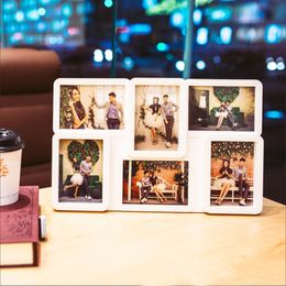 Cadres photo Po Frame Set Up Multiple Combined Onepiece Cute Creative Wedding s for Children and Baby 230411