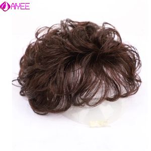 Pièce AIYEE Clip en postiches pour femmes postiche de remplacement naturel Clip en cheveux