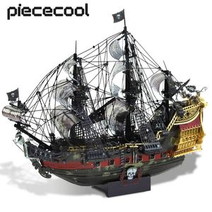 Piececool – Kits de construction de modèles la vengeance de la reine Anne, Puzzle 3D en métal, jouets DIY, décoration de la maison, cadeaux pour adolescents, 240319