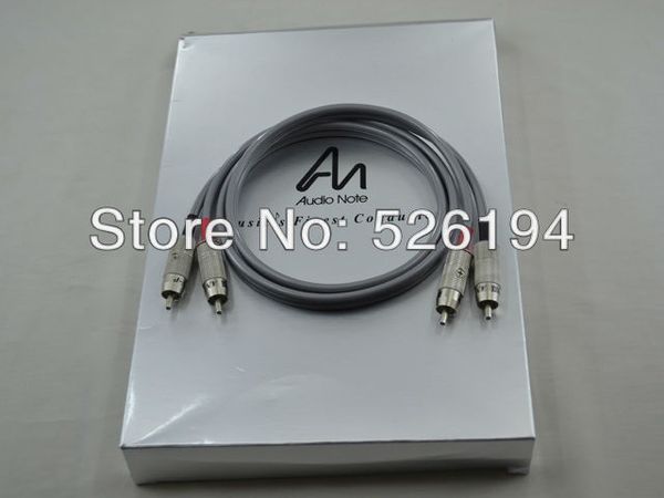 Freeshipping Piezas de envío gratis Audio Note cable de audio Audio Note AN-Vx cables de audio Solid Silver 99.99% interconexiones RCA