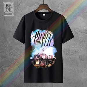 Camiseta para hombre Pierce The Veil Ghostie Rising Through Dilapidated House 220224