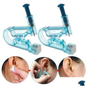 Kits de perçage Sécurité saine Stérile Jetable Corps Oreille Nez Piercing Gun Oreilles Piercer Tool Kit Drop Livraison Santé Beauté Tatouages B Dhl1I