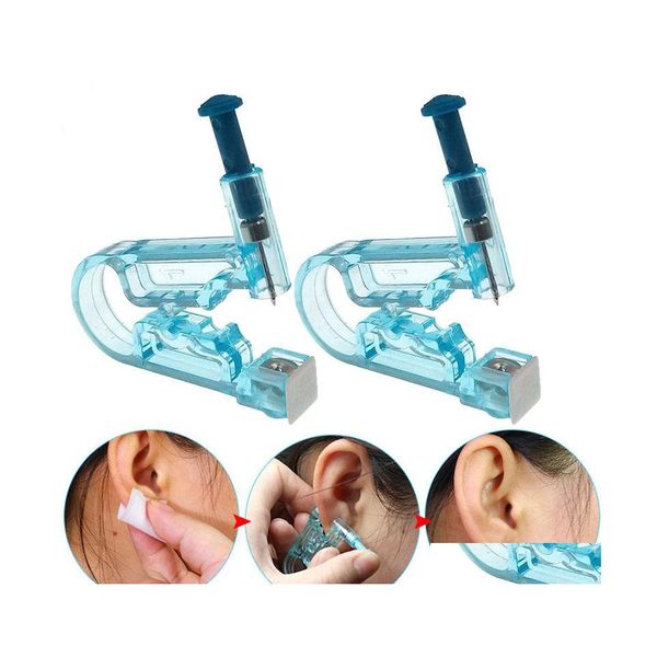 Kits De Piercing Sécurité Saine Stérile Jetable Corps Oreille Nez Pistolet Oreilles Trousse À Outils Perceur 20 Pcs Drop Delivery Santé Beauté Tatouages Art Dhg4A