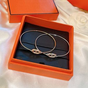 Bracelets de nez de cochon bracelet en acier titane édition de précision bracelet de haute qualité concepteur pour femmes bijoux de luxe cadeaux femme or en gros ne se décolore pas