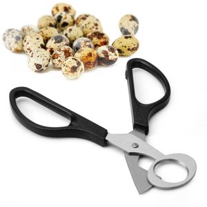 Duif Quail Egg Scissor Tijera Tesoura Bird Egg Cutter Opener Keuken Tool Clipper Zwart 100pcs / Part