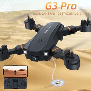 PiHOT G3Pro2 Drone HD 1080P Double caméra avec positionnement visuel + réglage de la hauteur du baromètre + évitement d'obstacles infrarouge cadeau quadrirotor professionnel