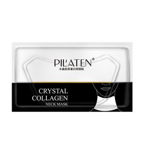 Crystal Collagen Masks Peels Mujeres Piel Lifting Blanqueamiento Hidratante Parche para el cuello