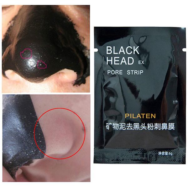 PILATEN Facial Minerals Conk Nose Blackhead Remover Mask Pore Cleanse Nose Black Head EX Pore Strip