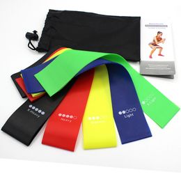 Pilates Rubber Yoga Resistance Bands Fitness GUM ELASTIC MINI LOOP Therapie Band Sport Workout Stretch Training C0223