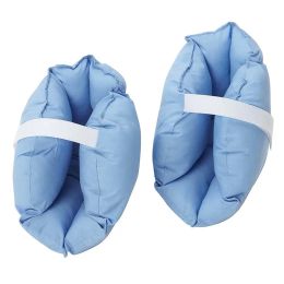 Oreiller 1 paire Paire réglable talon protecteur bleu talon coussin protecteur oreiller pour soulager la pression des plaies coussins réglables ulcères