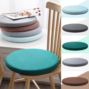 Oreiller 1PC Futon méditation Tatami mousse à mémoire rembourrage siège rond chaise coussin Zabuton tapis doux décor à la maison fournitures