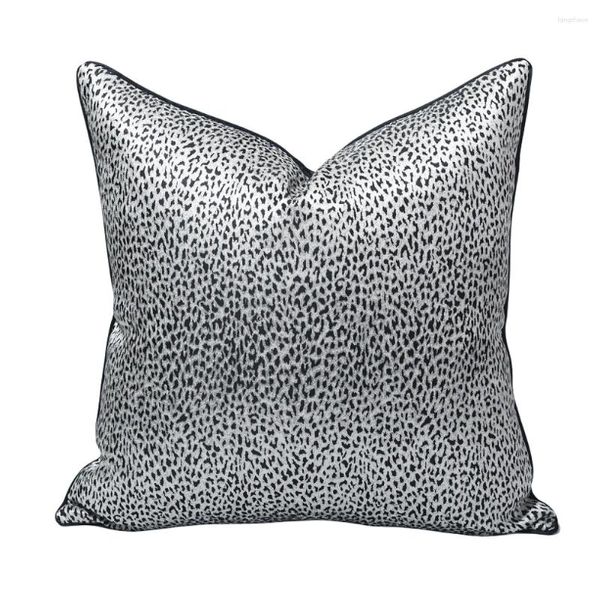 Almohada 1pc Funda de leopardo de lujo 45x45 50x50 Diseño decorativo Sofá Sala de estar Dormitorio Funda de almohada 30x50