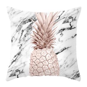 Kussen 1 stc ananas patroonomslag geometrisch bedrukte 45x45cm kussencases linnen katoenen deksels bank /decoratief