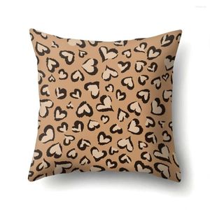 Oreiller 1 pièces 45 45 cm Animal léopard imprimé étui canapé taille jeter couverture décor à la maison couvre Housse De Coussin