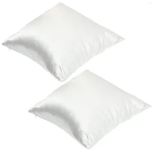 Oreiller 2 pcs imitation de soie de soie