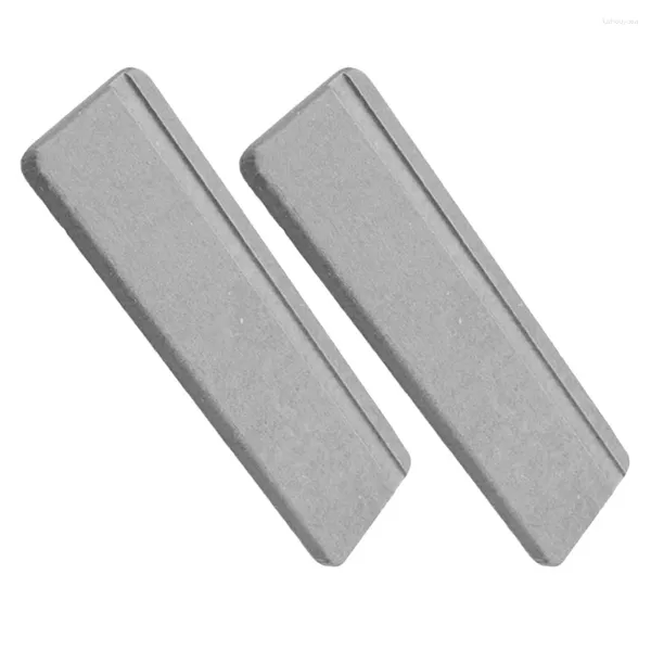 Almohada 2 PCS Estera de lavado Almohadilla de secado rápido Soporte de jabón Placa de piedra Suministros de baño Diatomita absorbente