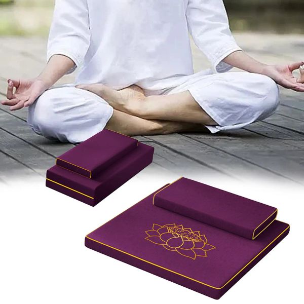 Oreiller 2 pièces tapis de yoga oreillers de sol