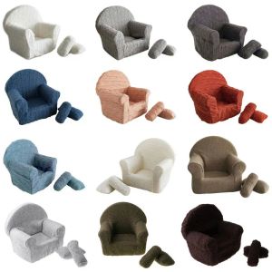 Kussen 2021 Nieuwe 3 pc's/set pasgeboren baby poseren mini sofa arm stoel kussen pillow baby fotografie prop